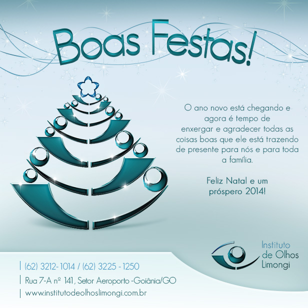 Instituto de Olhos Limongi - Instagram - Cartão de Natal 2013